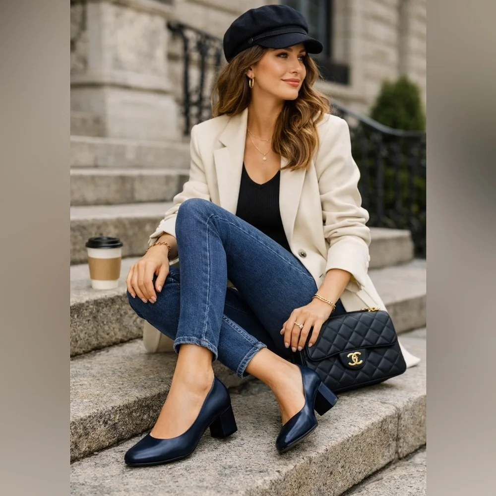 walking cradles janika pump leather